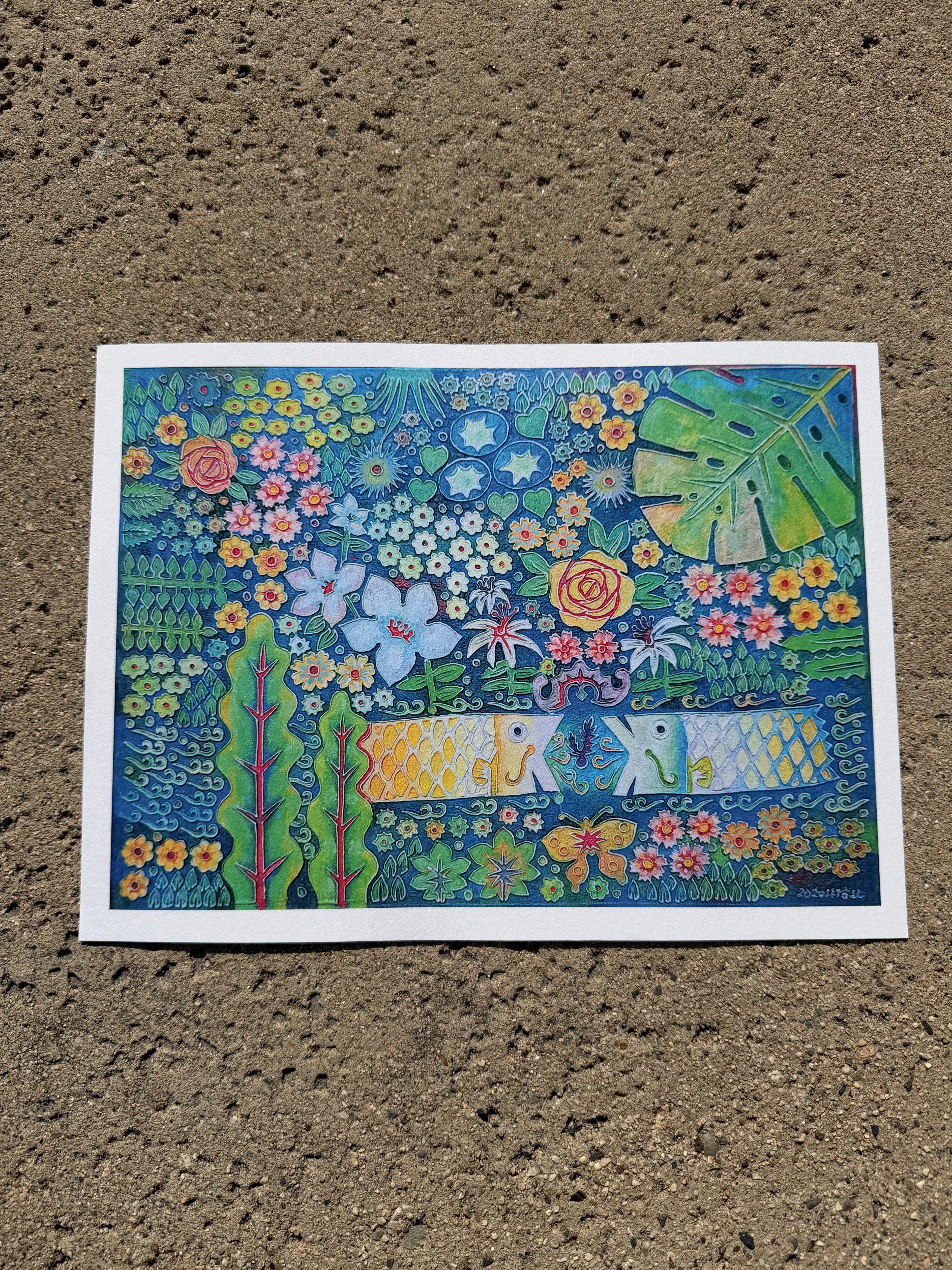 Blue Garden of Abundance