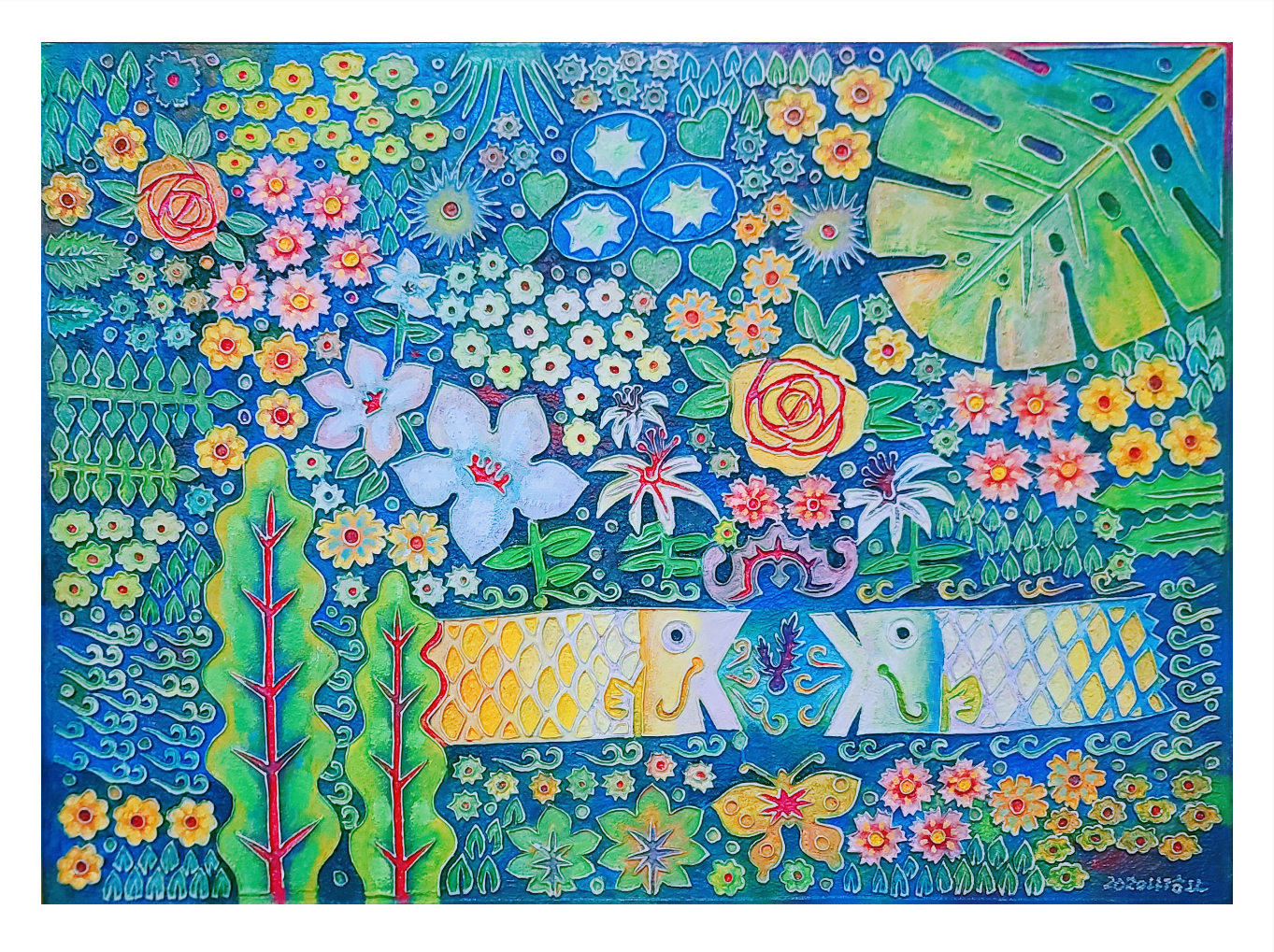 Blue Garden of Abundance